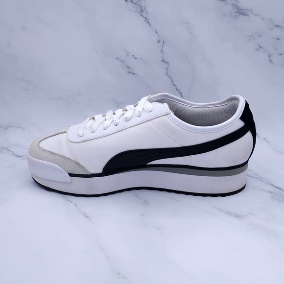 Puma - Roma Amor Women's Sneakers - White & Black - US 10 - Picture 9 of 13